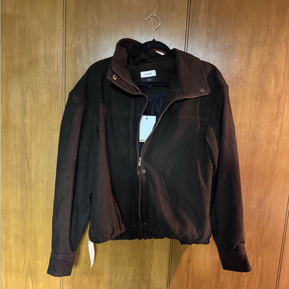 Reformation Veda Kendall Suede Jacket - Picture 3 of 5